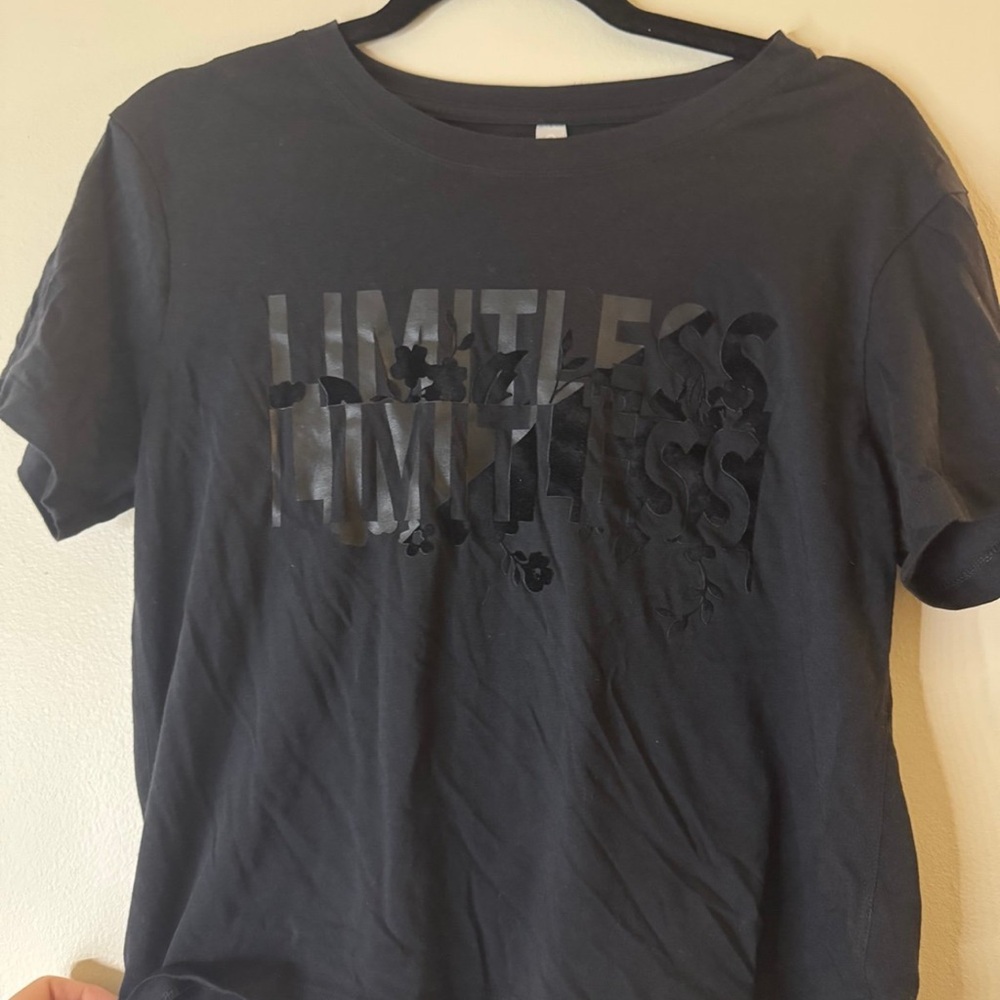 Athleta Charcoal Limitless Tee